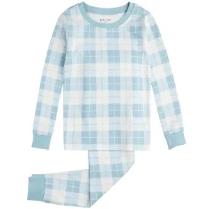 2 Piece Boys Plaid Pajamas