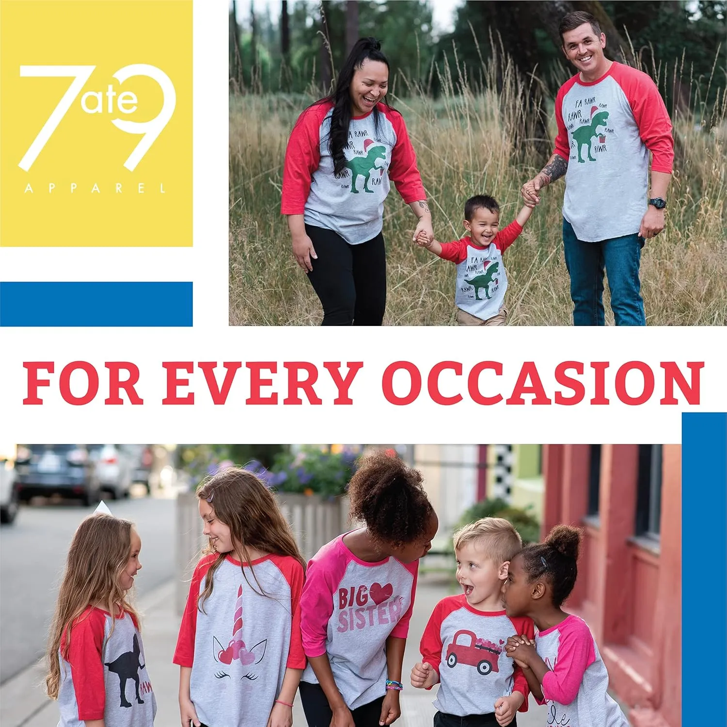 7 ate 9 Apparel Matching Family Christmas Shirts - Plaid Deer Red Shirt