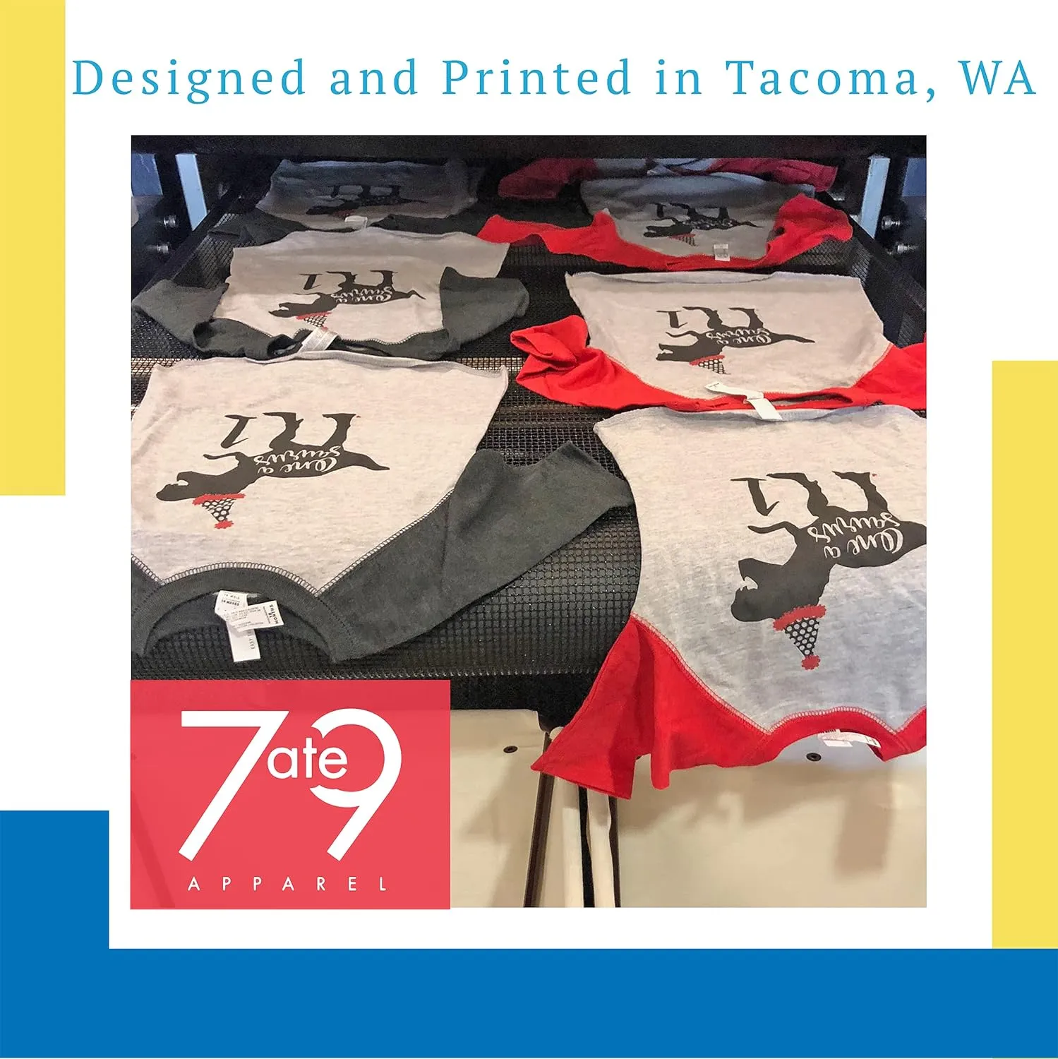 7 ate 9 Apparel Matching Family Christmas Shirts - Vintage Truck Grey Shirt