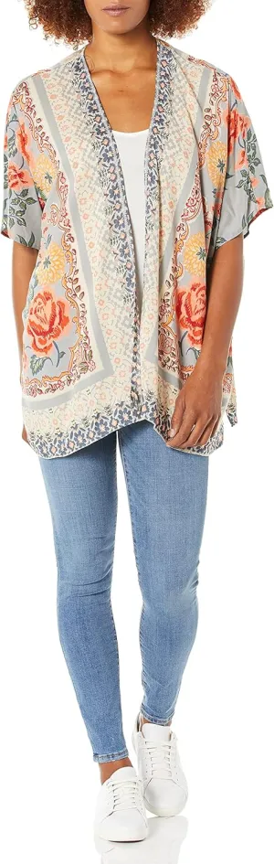 Angie Women's Printed Kimono Cardigan