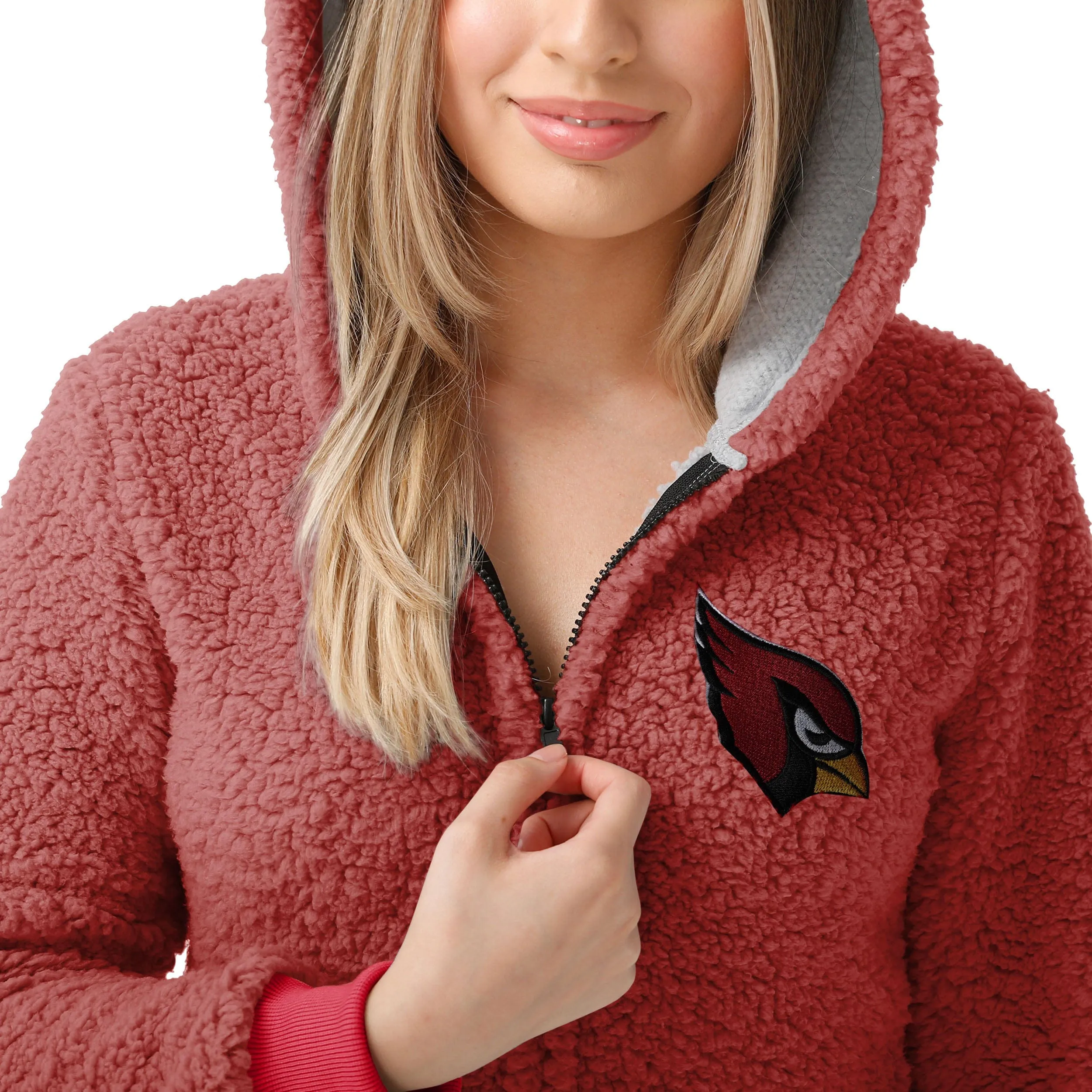 Arizona Cardinals NFL Womens Sherpa One Piece Pajamas