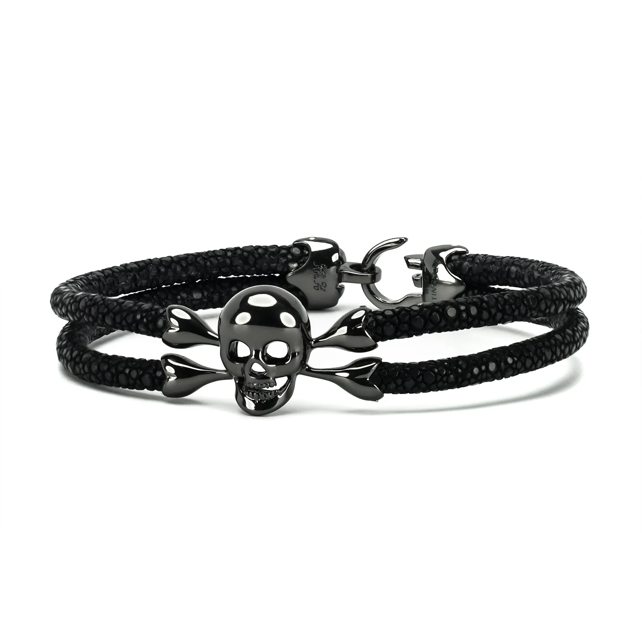 B430 StingHD BLACK PLATED SILVER