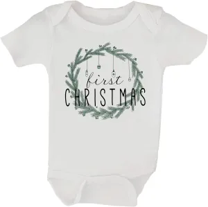 Baby's First Christmas Matching Family Shirt, My 1st Christmas As Mom Dad T-Shirt, Family of Three Holiday Outfits