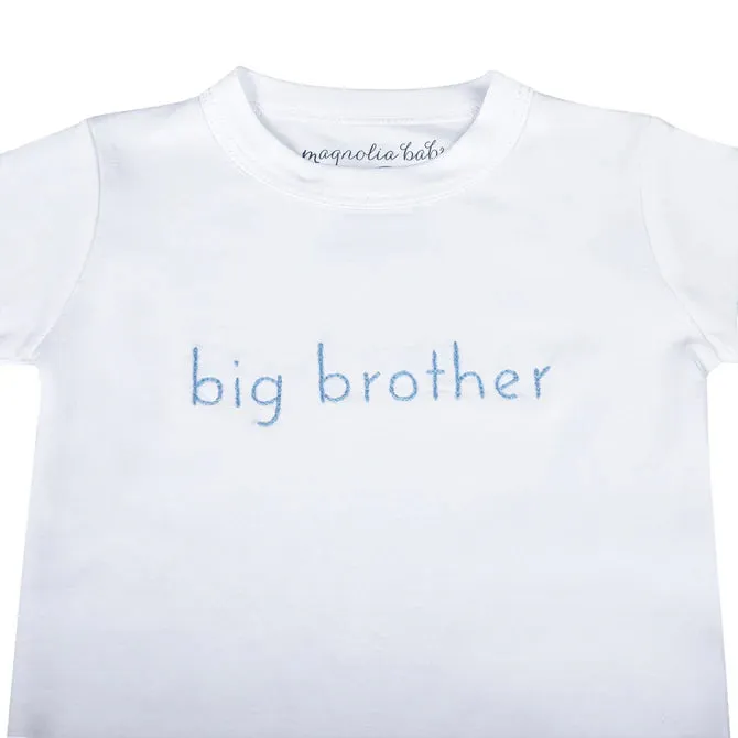Big Brother Embroidered Long Pajamas