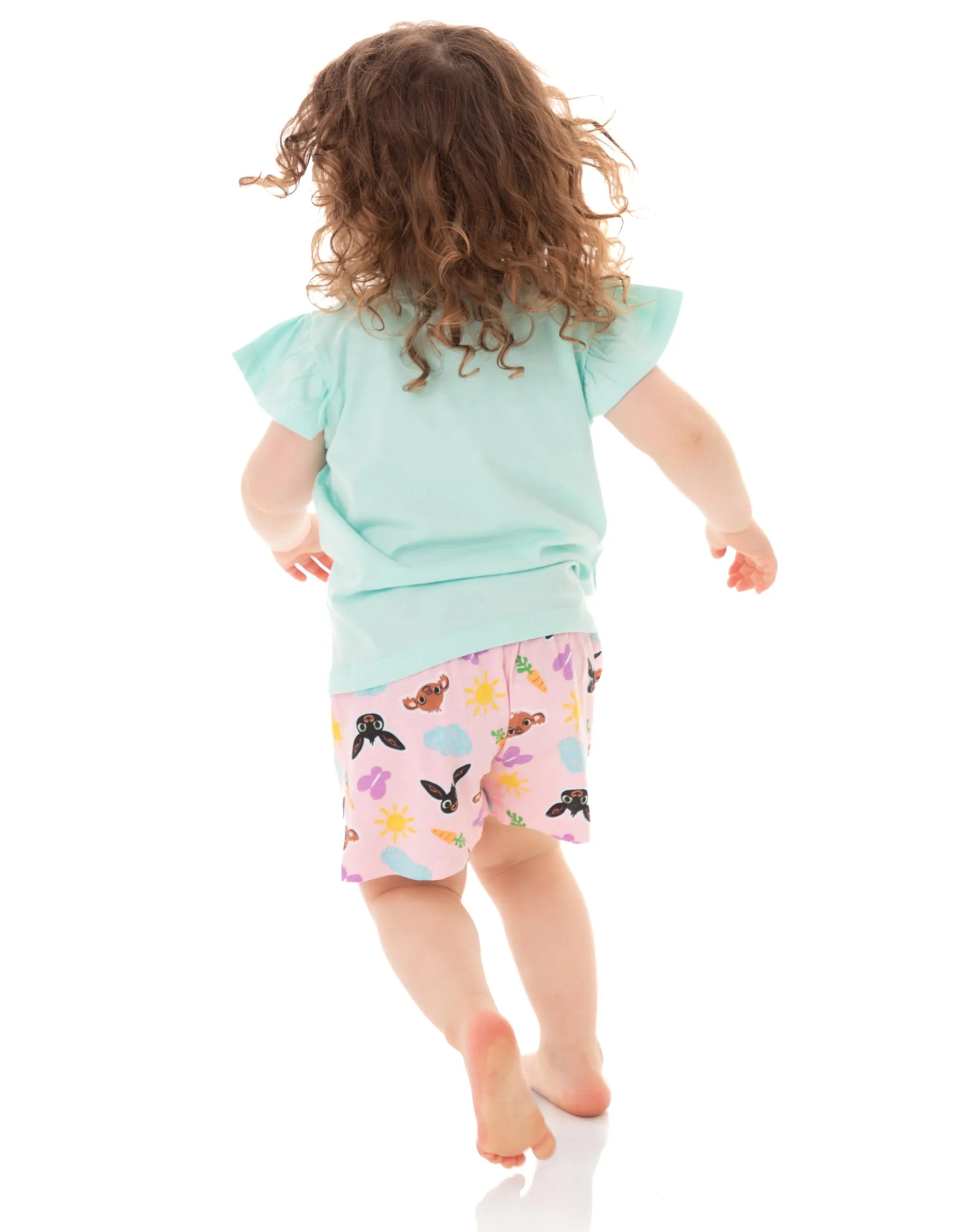 Bing Bunny Bing Girls Blue Short Sleeve Short Leg Pyjama Set