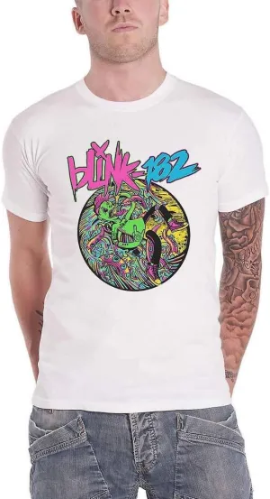 Blink 182 Men's Overboard Event Slim Fit T-Shirt White