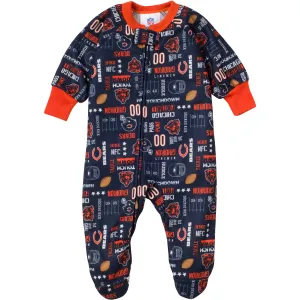 Chicago Bears Logo Printed Blanket Sleeper (12-18M)