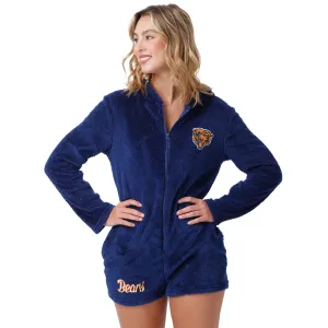 Chicago Bears NFL Womens Short Cozy One Piece Pajamas