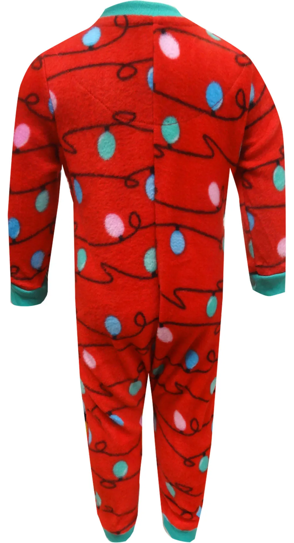 Christmas Holiday Lights Infant Blanket Sleeper Pajama