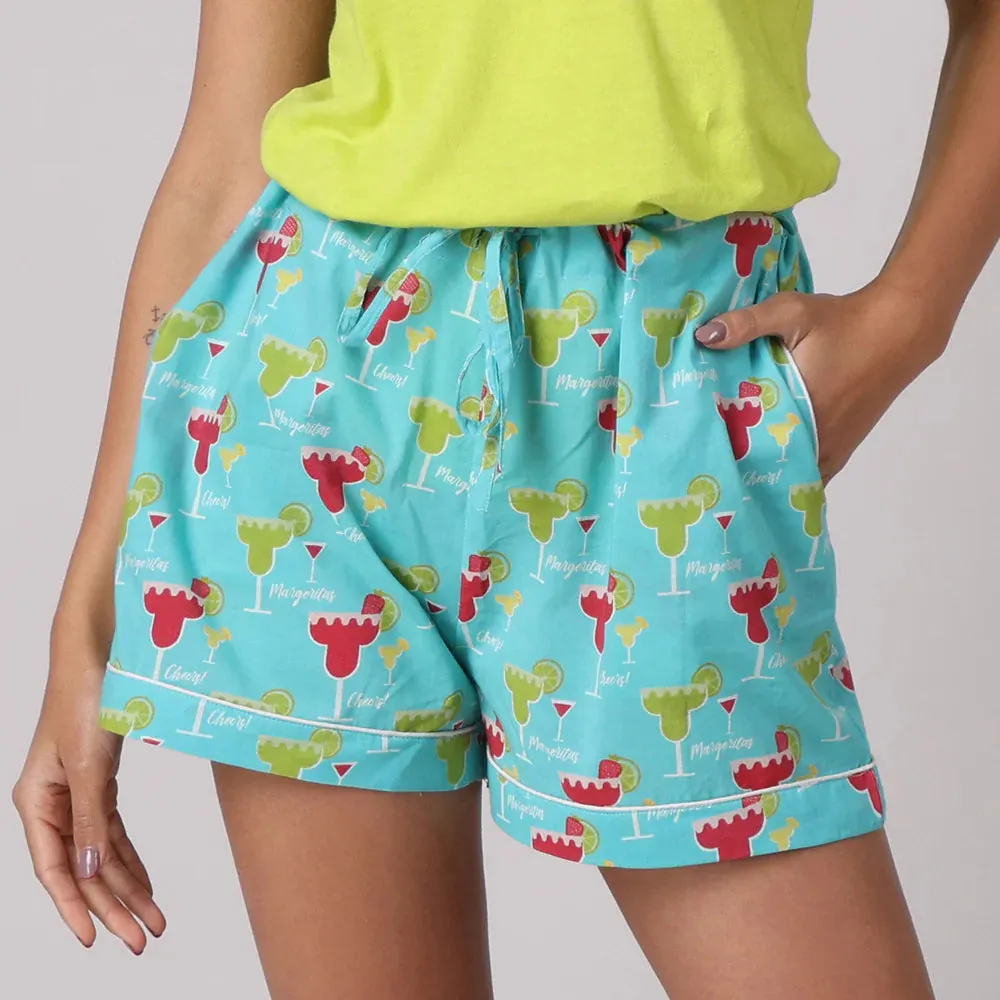 Cotton Pajama Shorts - Large