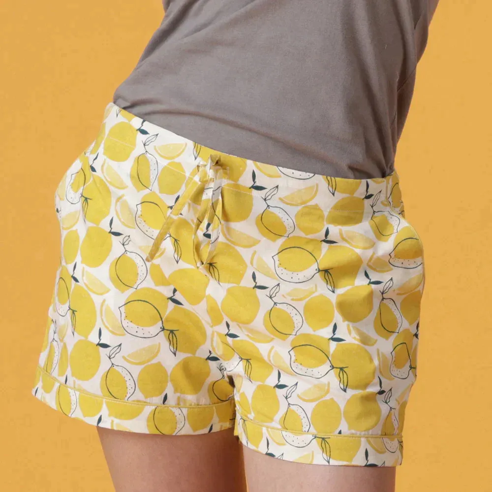 Cotton Pajama Shorts - Large