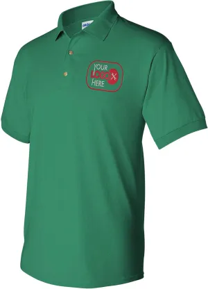 Custom Logo Embroidered Jersey Polo, Dry Blend Polo Shirt, Your Company Logo