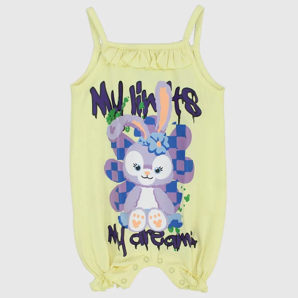Cute Bunny Sleeveless Romper