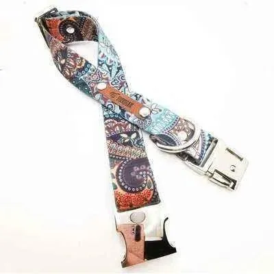 Designer Dog Collar with Free Personalisation & Adjustable Size