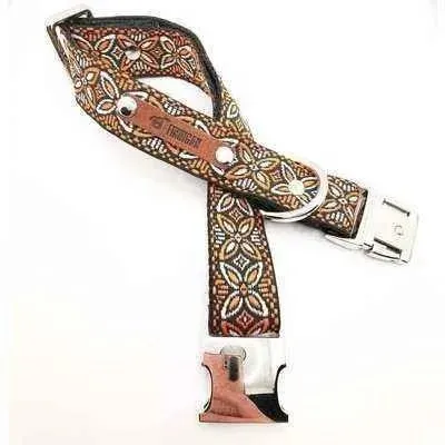 Designer Dog Collar with Free Personalisation & Adjustable Size
