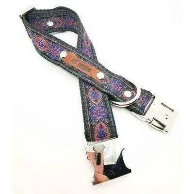 Designer Dog Collar with Free Personalisation & Adjustable Size