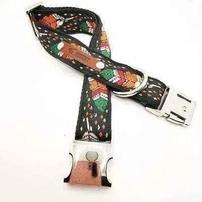 Designer Dog Collar with Free Personalisation & Adjustable Size