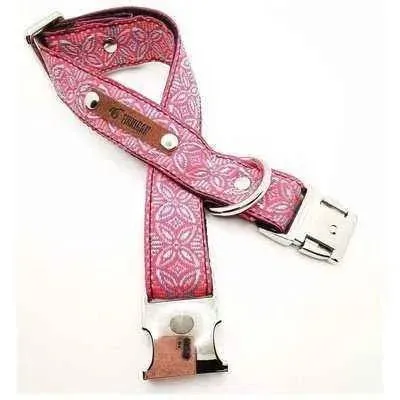 Designer Dog Collar with Free Personalisation & Adjustable Size