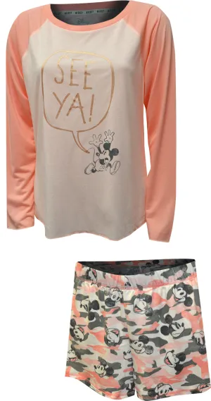 Disney Mickey Mouse See Ya Shortie Pajama Set