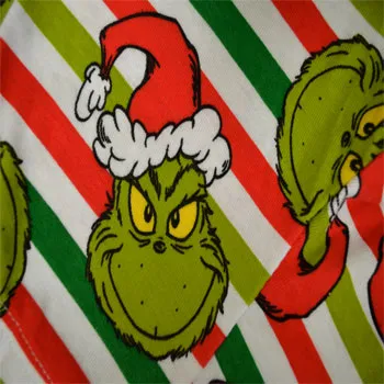 Dr. Seuss The Grinch Merry Grinchmas Striped Toddler Pajamas