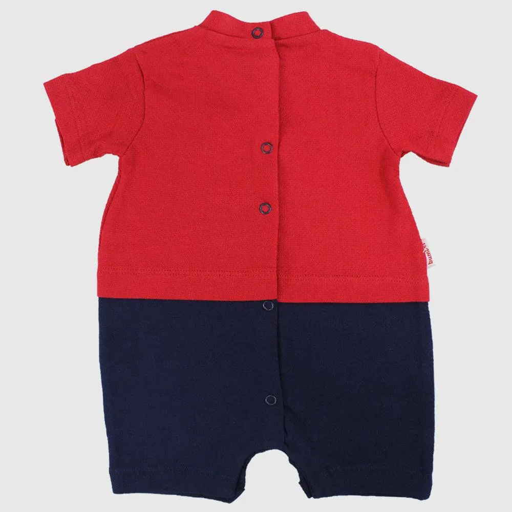 Graphic Dino Short-Sleeved Romper