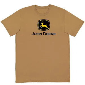John Deere Men's Brown Construction Logo Tee