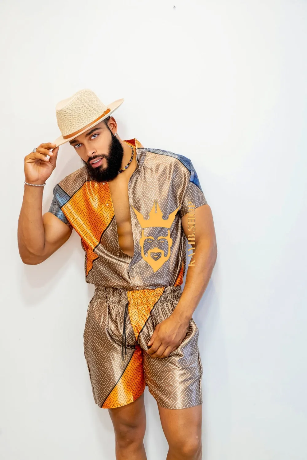 KAYIB Luxury Barroco Silk Outfit - Stand Out in Style this Summer - Premium Comfort Guaranteed