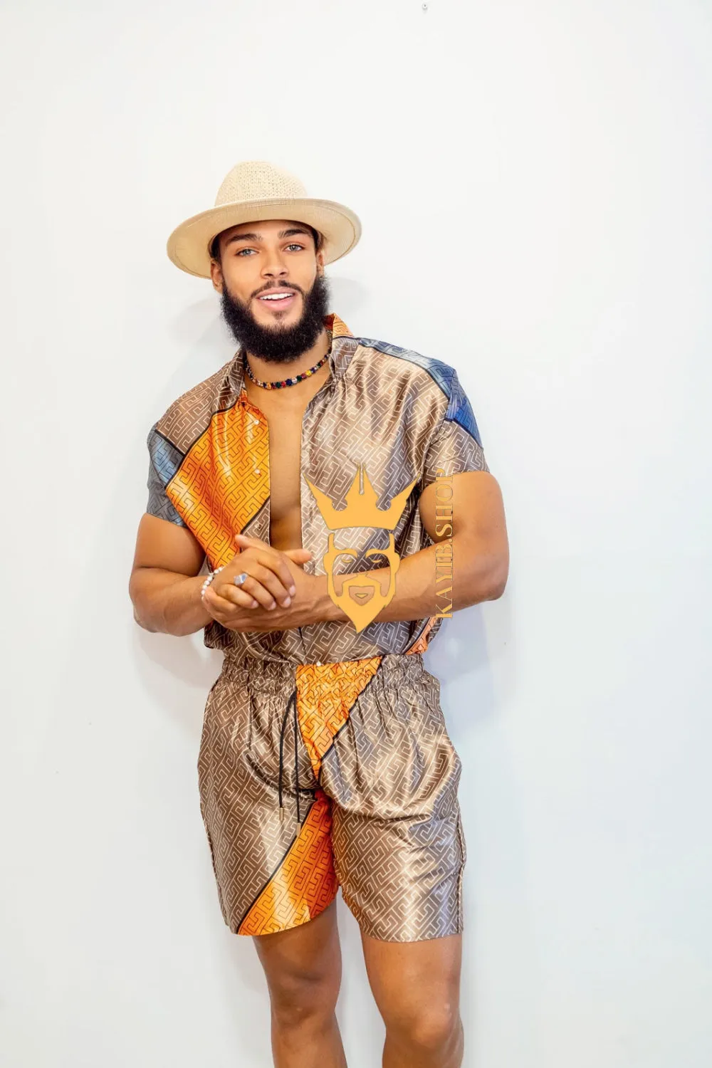 KAYIB Luxury Barroco Silk Outfit - Stand Out in Style this Summer - Premium Comfort Guaranteed