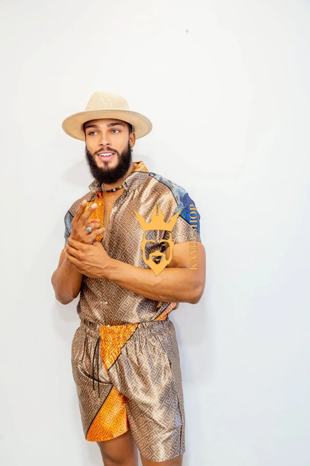 KAYIB Luxury Barroco Silk Outfit - Stand Out in Style this Summer - Premium Comfort Guaranteed