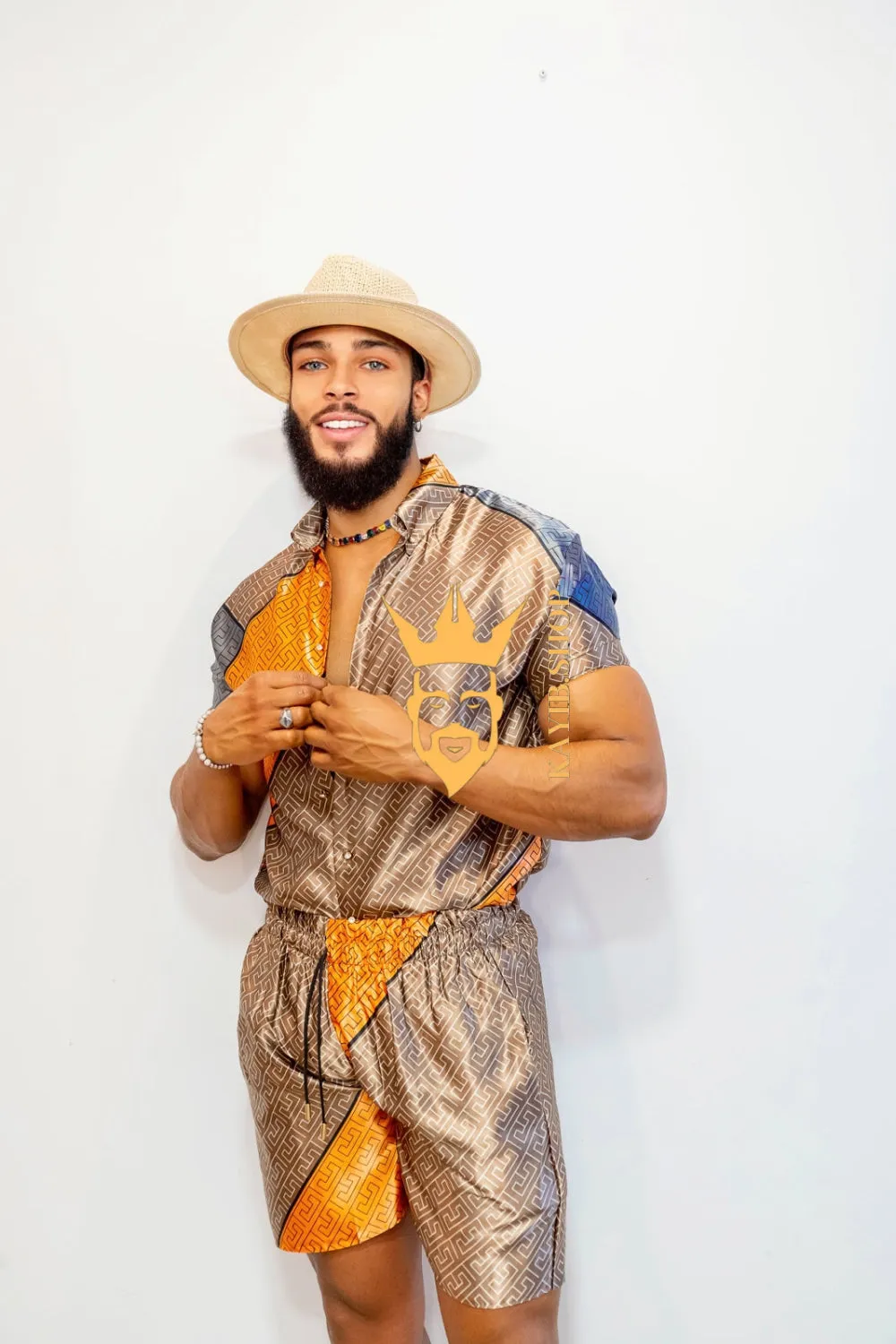 KAYIB Luxury Barroco Silk Outfit - Stand Out in Style this Summer - Premium Comfort Guaranteed