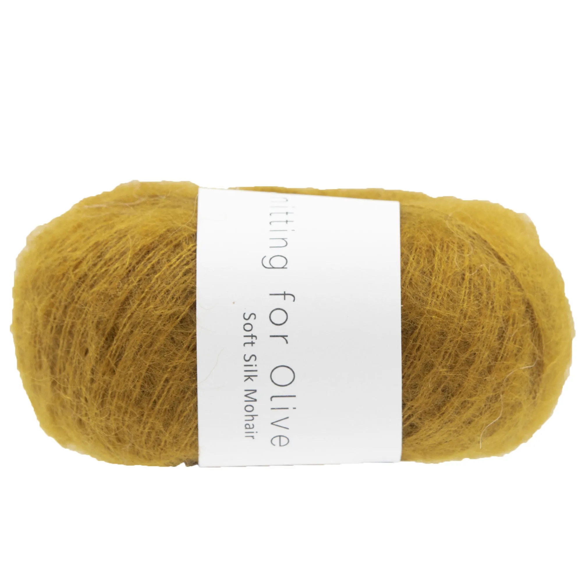 Knitting for Olive Soft Silk Mohair Yarn - Dark Mustard