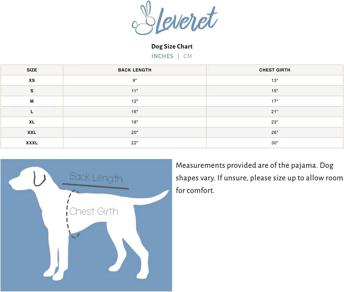 Leveret Dog Pajamas Matching Christmas Pjs for Dogs 100% Cotton (XXX-Large, Panda)