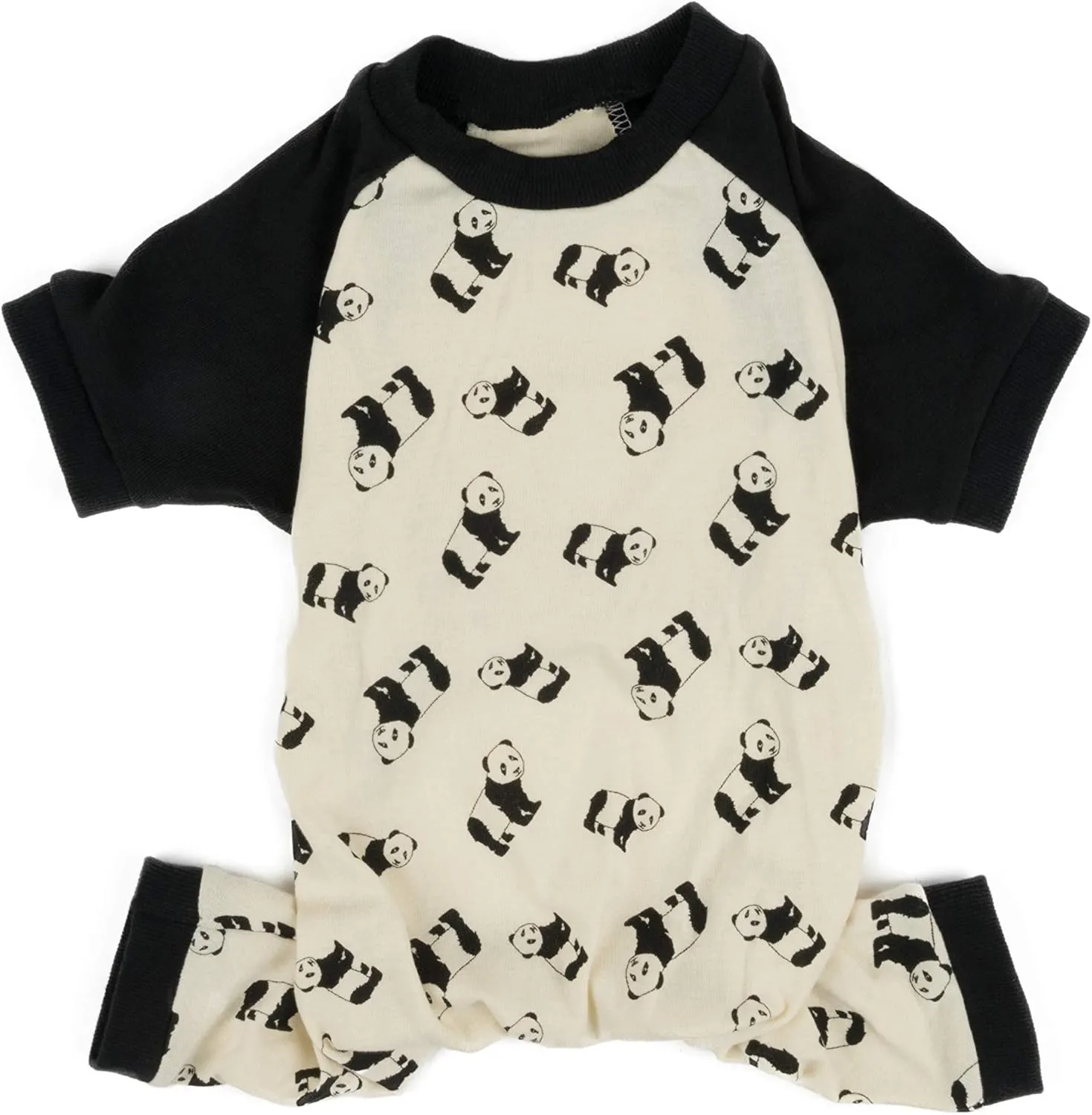 Leveret Dog Pajamas Matching Christmas Pjs for Dogs 100% Cotton (XXX-Large, Panda)