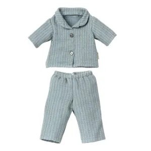 Maileg Pajamas for Teddy Dad, Blue