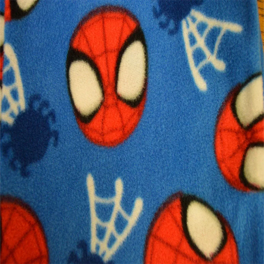 Marvel Comics Spiderman Wall Crawler Cozy Fleece Toddler Pajamas