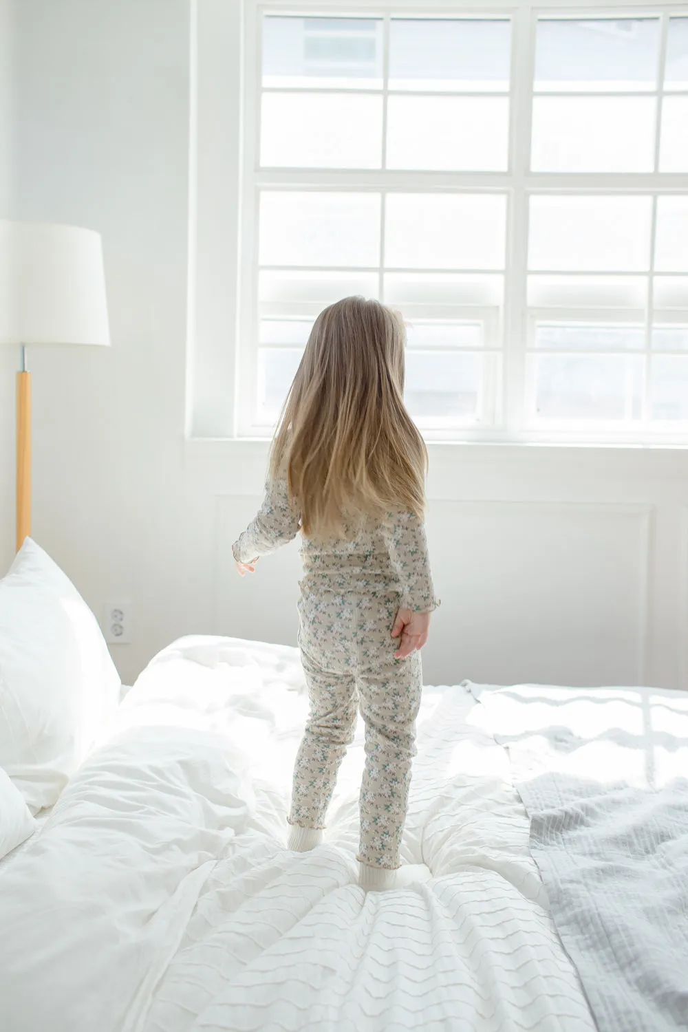 Maybee Beige Long Sleeve Pajama