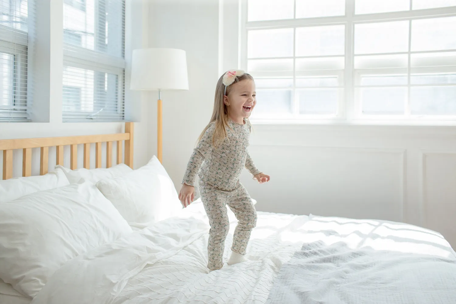 Maybee Beige Long Sleeve Pajama