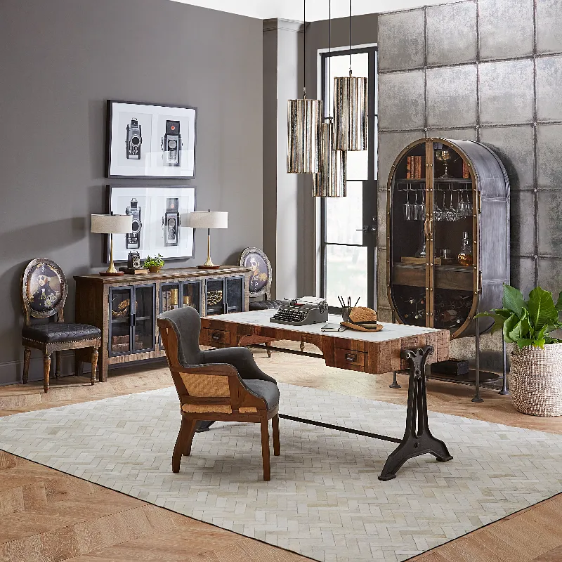 Melbourne Reclaimed Rustic Writing Desk