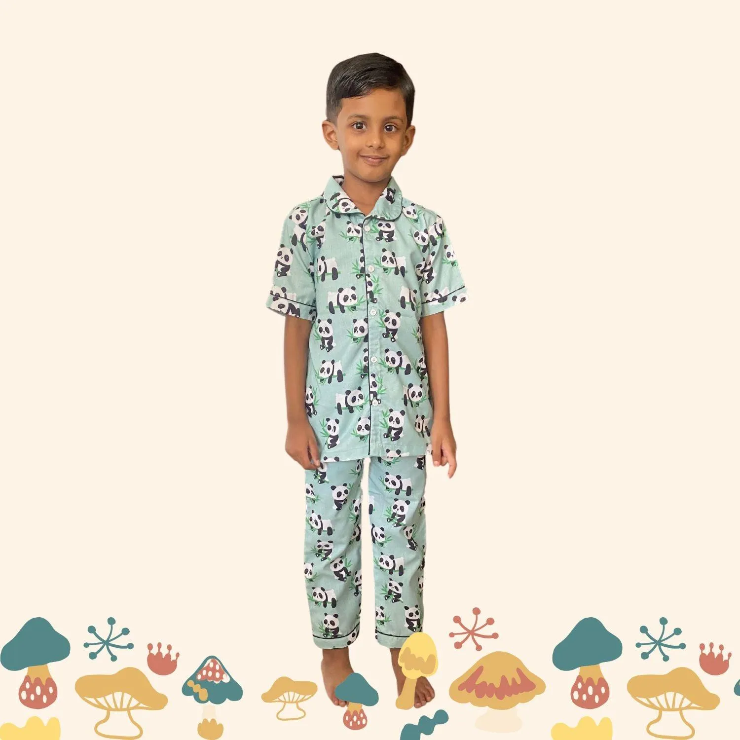 Panda Pajama Set