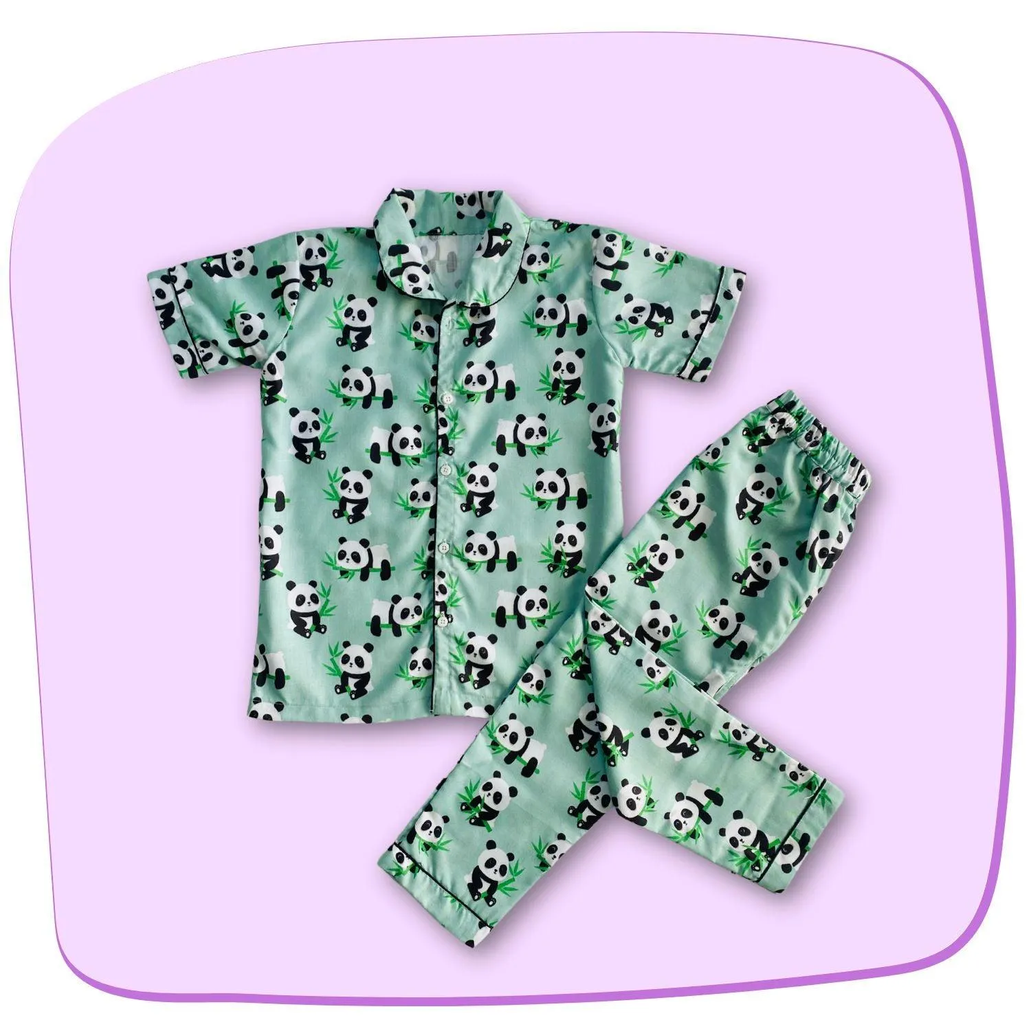 Panda Pajama Set