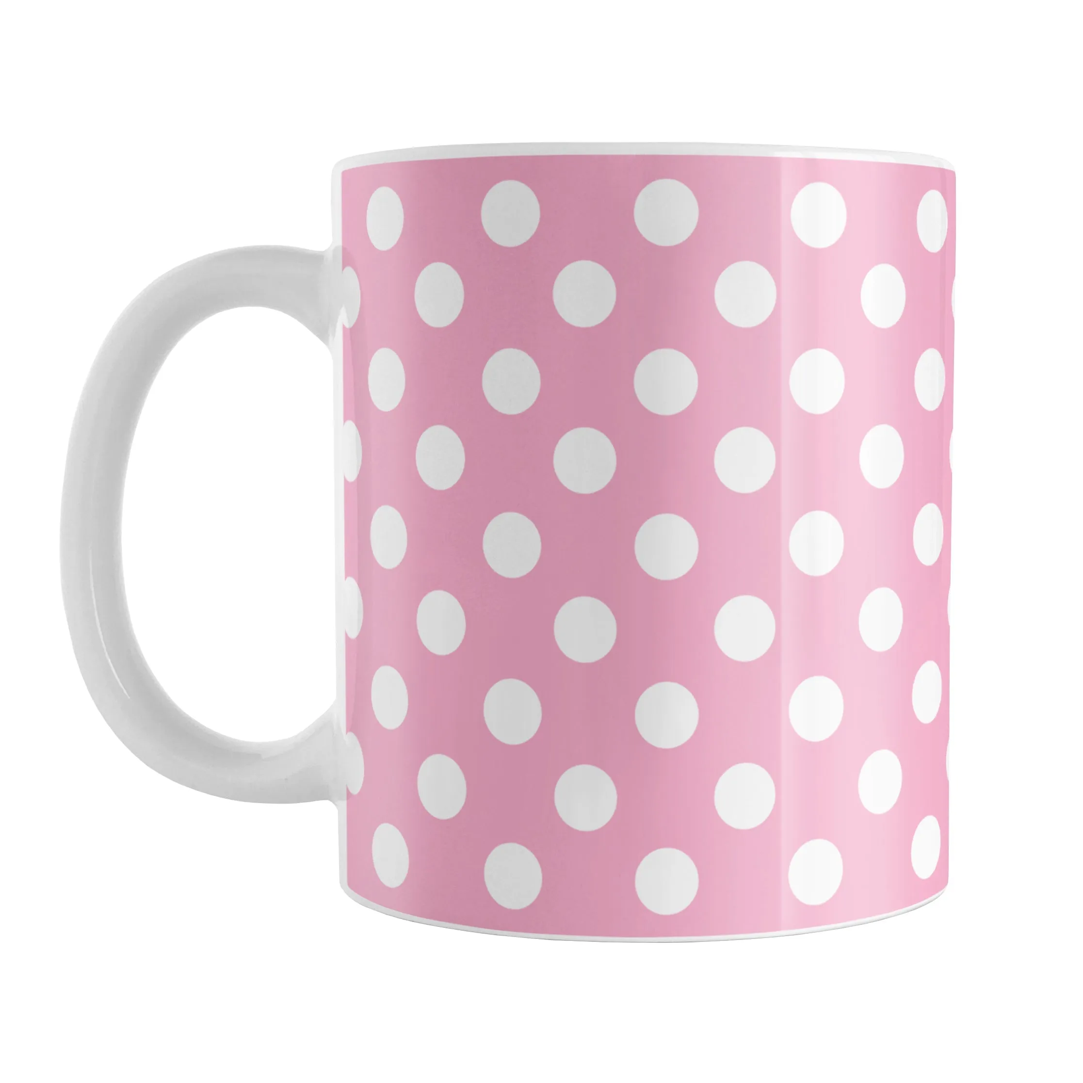 Pink Polka Dot Mug