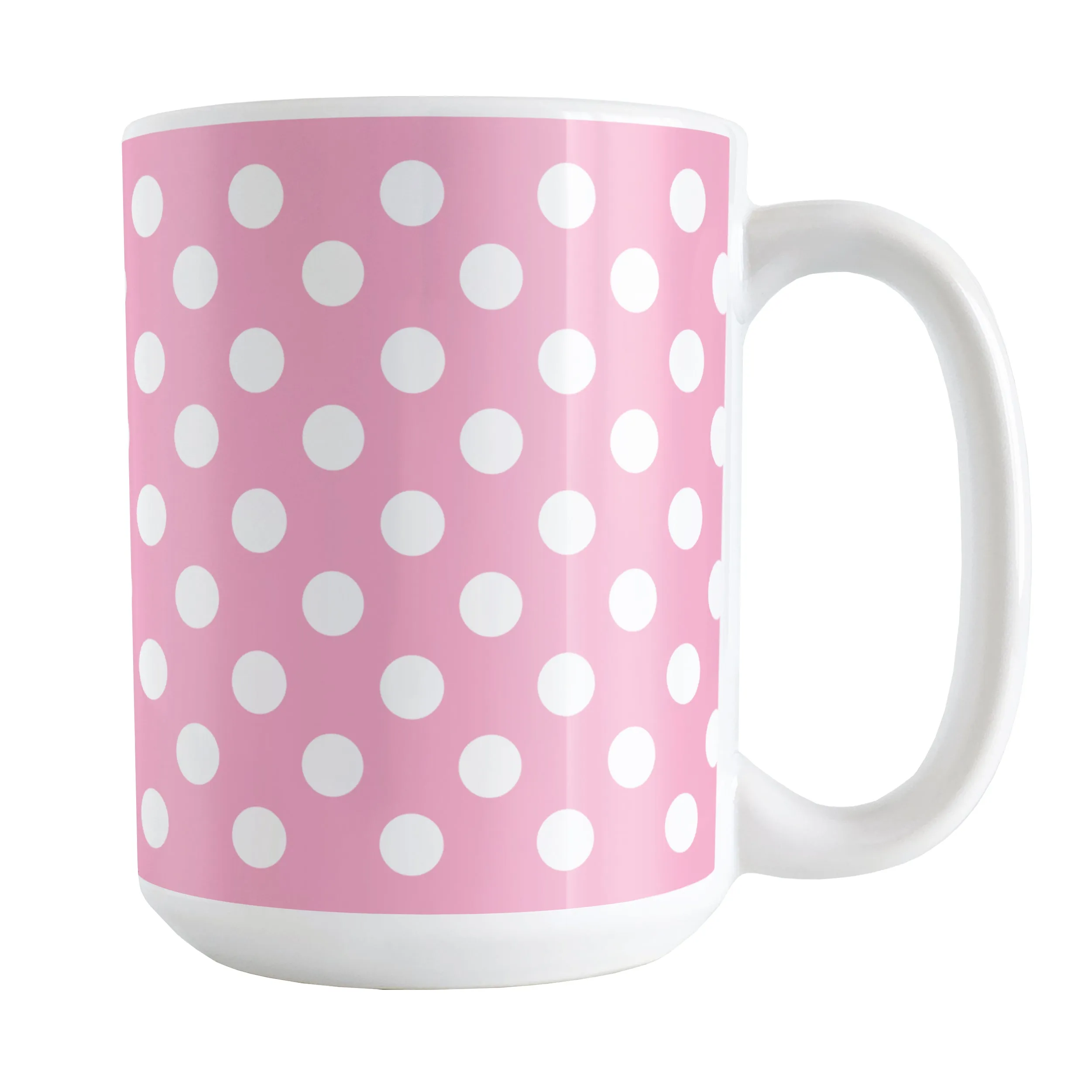 Pink Polka Dot Mug