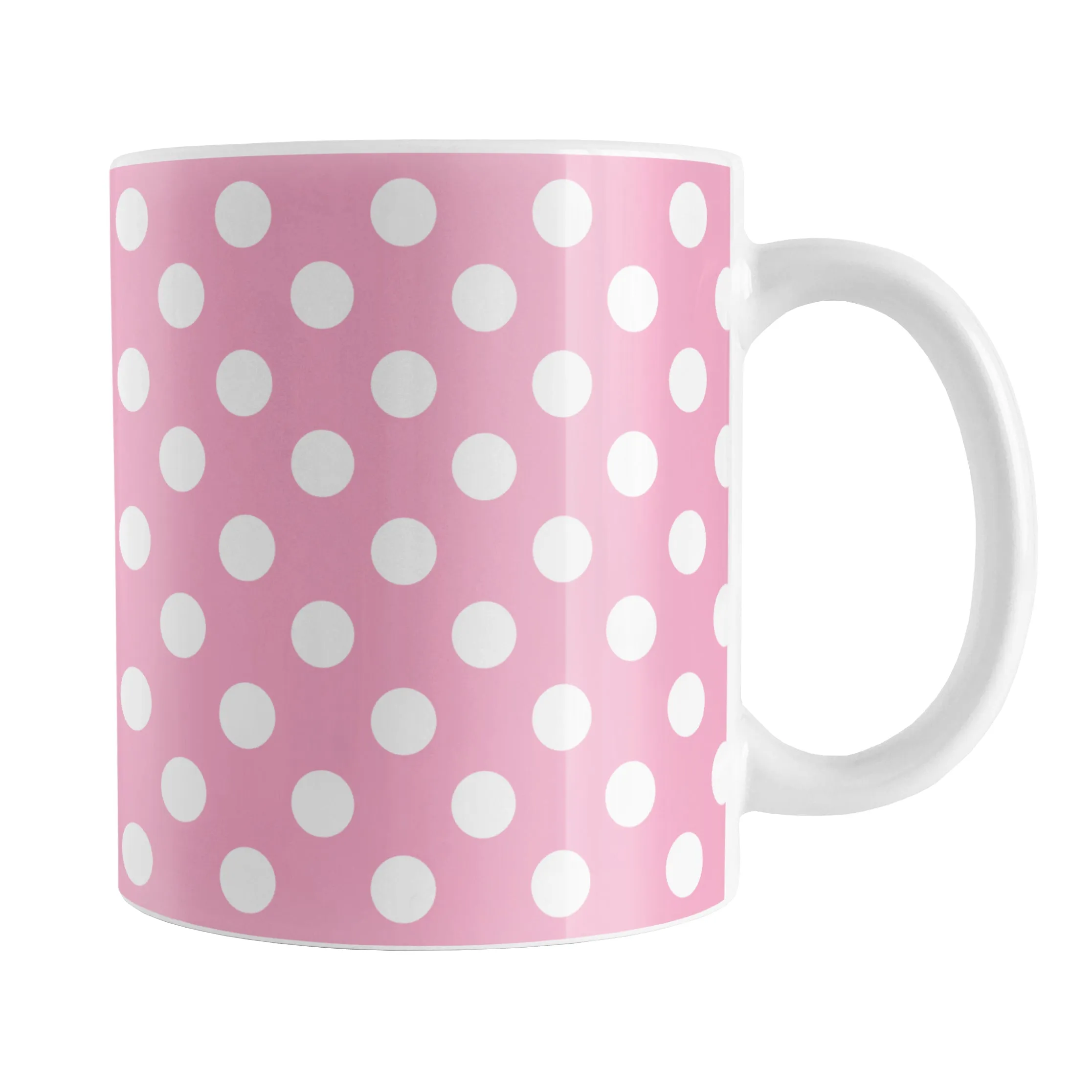 Pink Polka Dot Mug