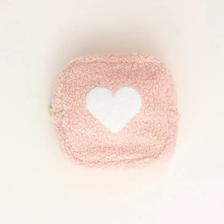 Pink Sherpa Pouches ~ 2 Styles