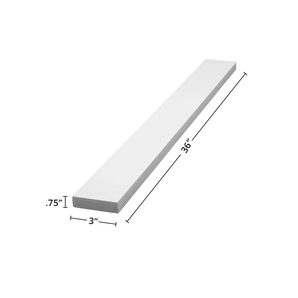 Pure White 3" x 36" Filler