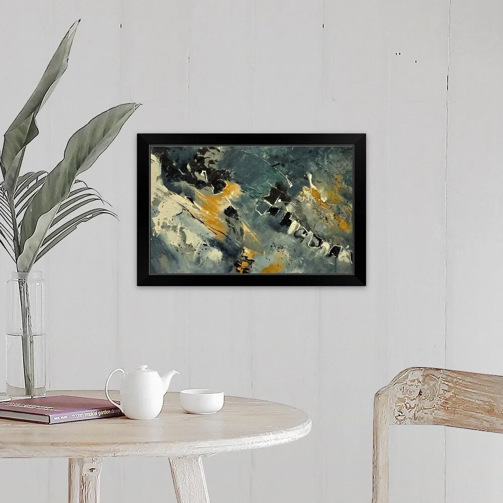 "Abstract 692110" Black Framed Print