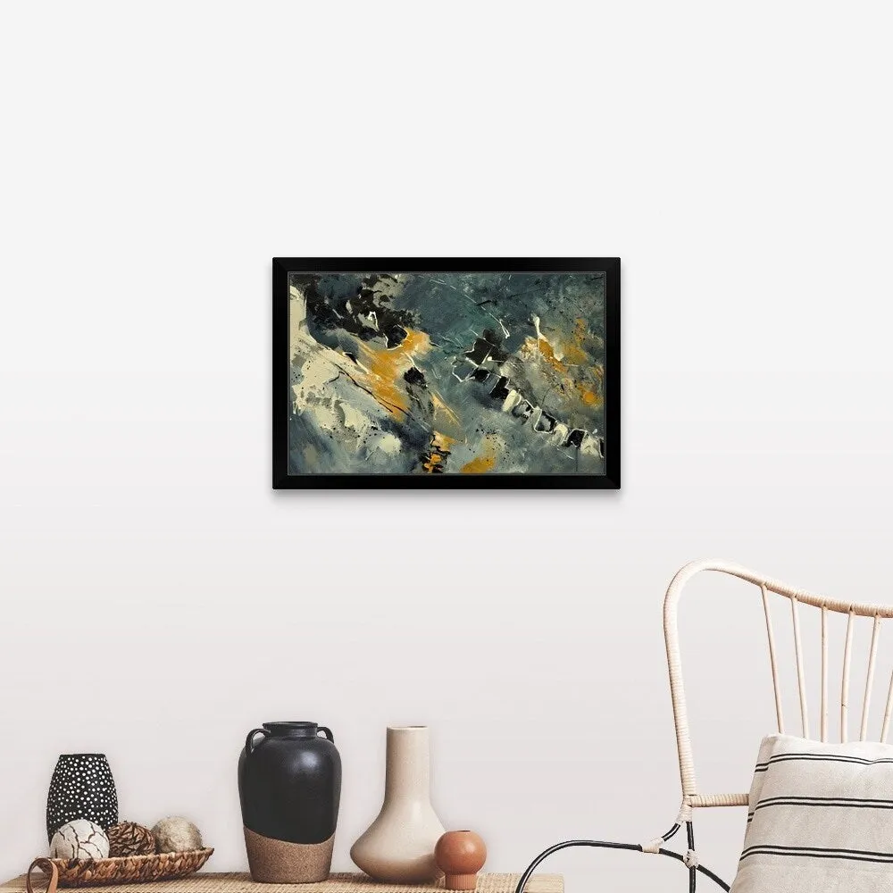 "Abstract 692110" Black Framed Print