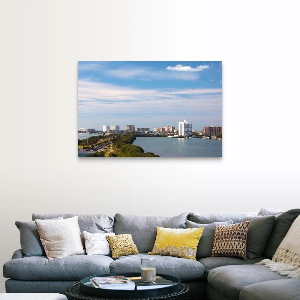 "Buildings at the waterfront, Clearwater Beach, Pinellas County, Florida" Canvas Wall Art