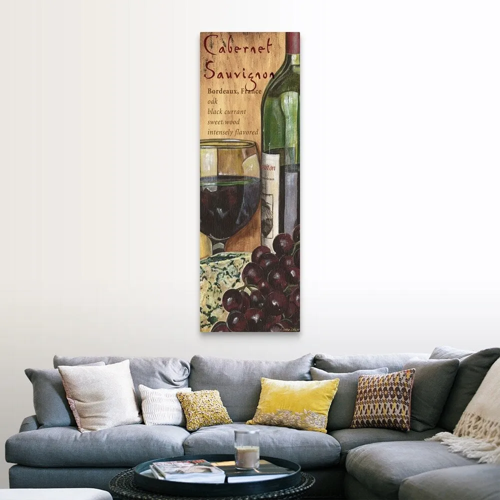 "Cabernet Sauvignon" Canvas Wall Art