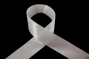 SATIN RIBBON WHITE 38mmX50M